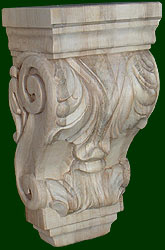 beautifully hand crafted wood corbels 2