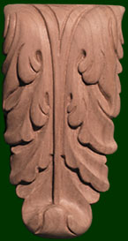 wooden corbels-hand carved