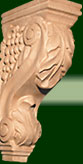 Hand Carved Wooden Corbels